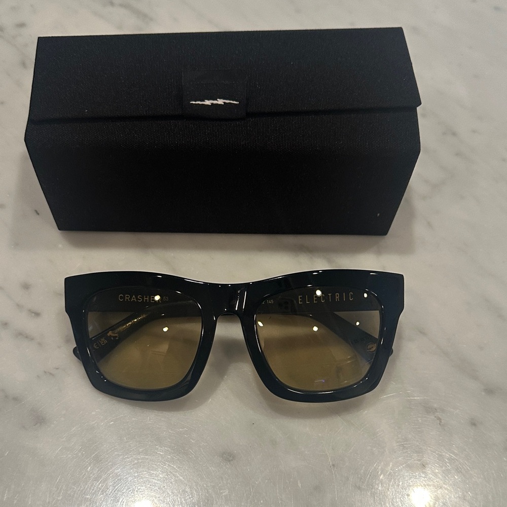 Electric Family Black and Gold Sunglasses